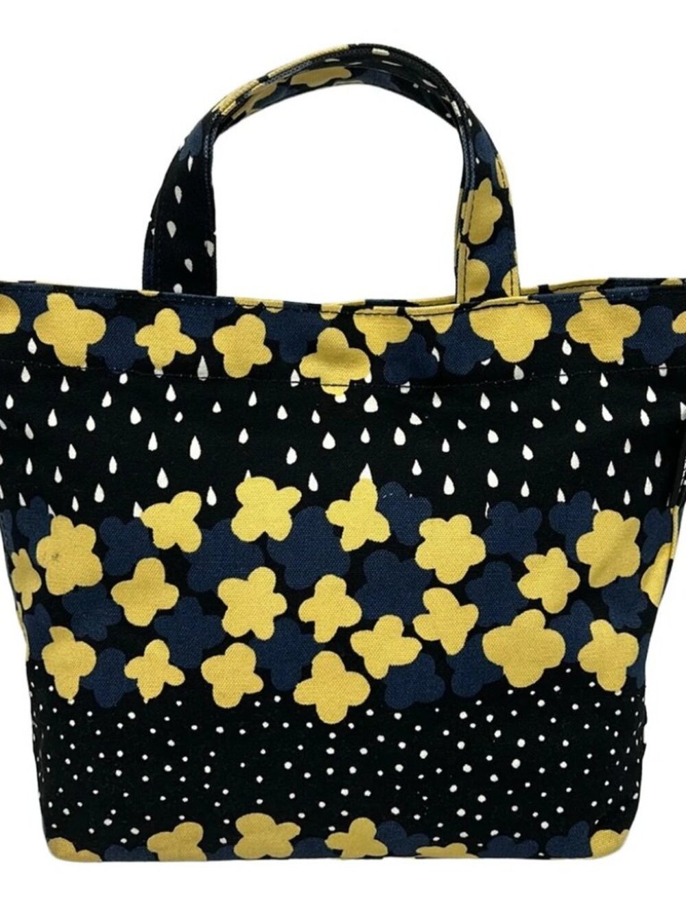 marimekko Black White Multi Canvas Tote Bag